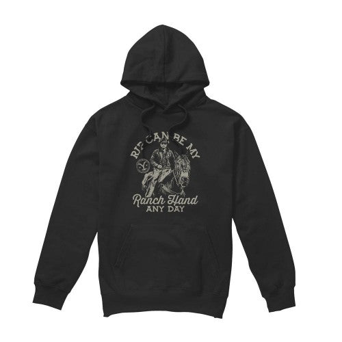 Front - Yellowstone Mens Rip Can Be My Ranch Hand Hoodie