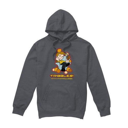 Front - Star Trek Quogs Mens Not as Frustrating Hoodie