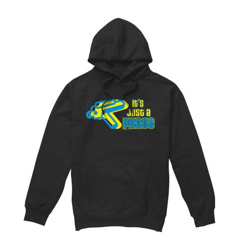 Front - Star Trek Quogs Mens Just a Phase Hoodie