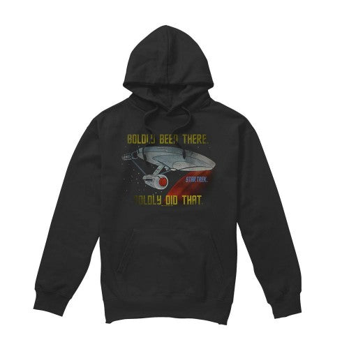 Front - Star Trek Mens Boldly Did That Hoodie
