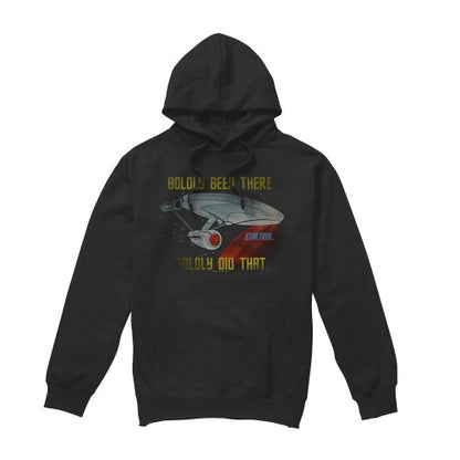 Front - Star Trek Mens Boldly Did That Hoodie