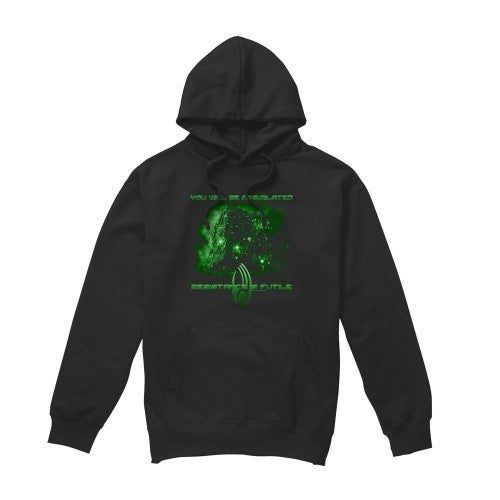 Front - Star Trek Mens Assimilate Hoodie