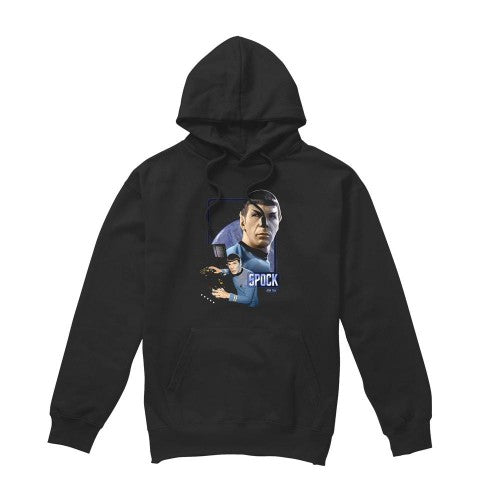 Front - Star Trek Mens Spock Hoodie