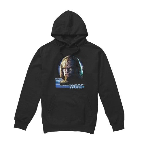 Front - Star Trek Mens The Next Generation Worf Hoodie