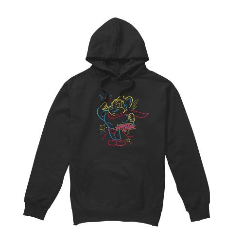 Front - Mighty Mouse Mens Hero Neon Hoodie