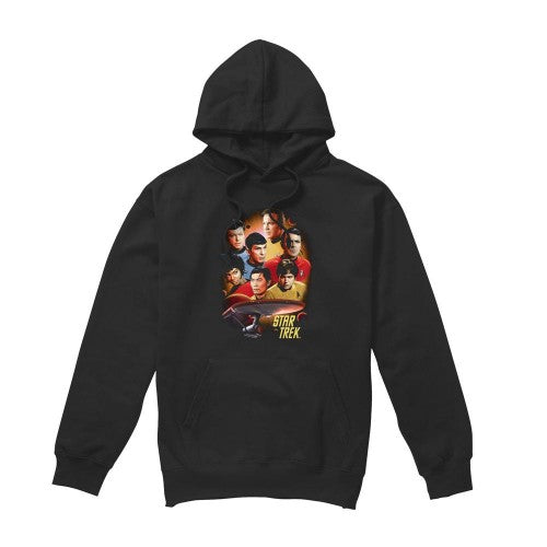 Front - Star Trek Mens Heart of the Enterprise Hoodie