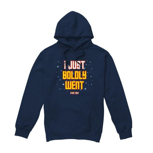 Front - Star Trek Mens Boldly Went Hoodie