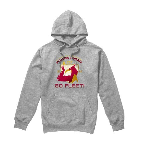 Front - Star Trek Mens Fighting Phoenix Hoodie