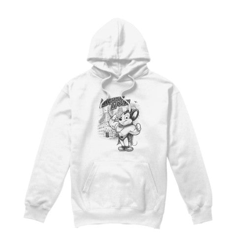 Front - Mighty Mouse Mens Protect & Serve Hoodie