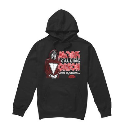Front - Mork And Mindy Mens Mork Calling Orson Hoodie