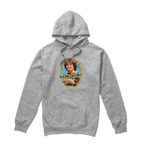 Front - Mork And Mindy Mens Nanu Nanu Hoodie