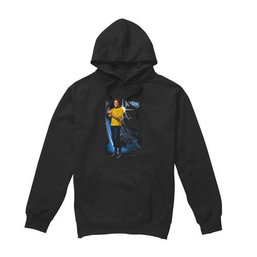 Front - Star Trek Mens Galactic Captain Kirk Hoodie