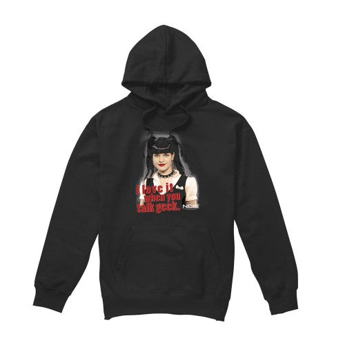 Front - NCIS Mens Geek Talk Hoodie