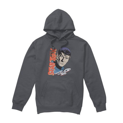 Front - Star Trek: The Original Series Mens Spock Vintage Hoodie