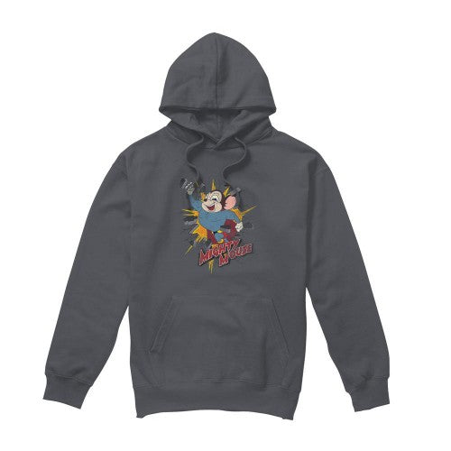 Front - Mighty Mouse Mens Break Through Hoodie