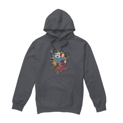 Front - Mighty Mouse Mens Break Through Hoodie