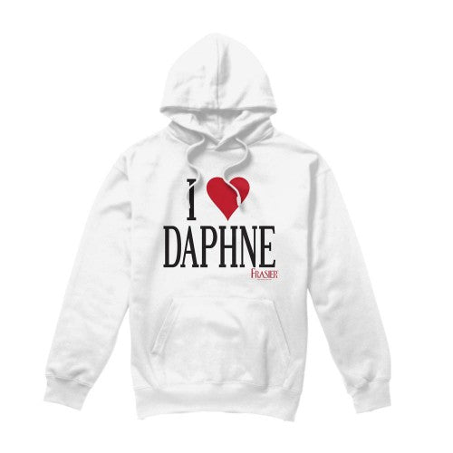 Front - Frasier Mens I Heart Daphne Hoodie