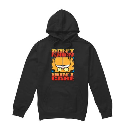 Front - Garfield Mens Don´t Know Don´t Care Hoodie