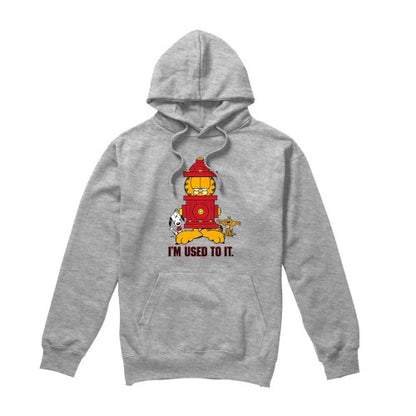 Front - Garfield Mens I´m Used to It Hoodie