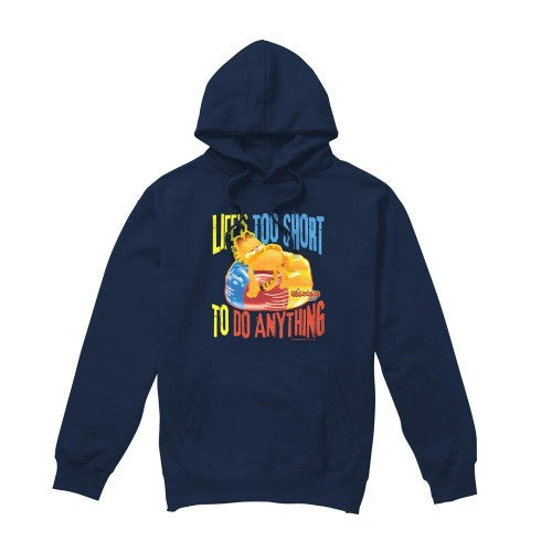Front - Garfield Mens Too Short Hoodie