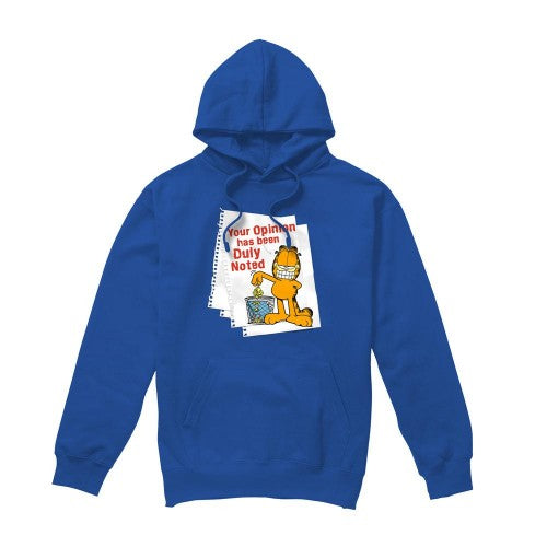 Front - Garfield Mens Duly Noted Hoodie