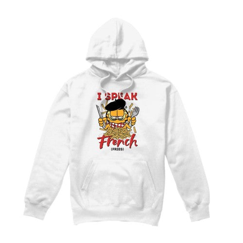 Front - Garfield Mens Speaking Love Hoodie