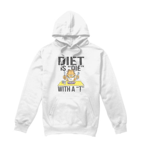 Front - Garfield Mens Diet Is Die With a T Hoodie