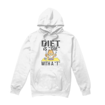 Front - Garfield Mens Diet Is Die With a T Hoodie