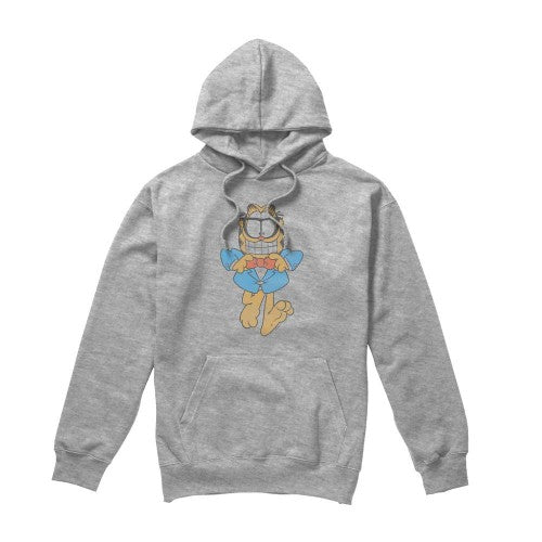 Front - Garfield Mens Dapper Cat Hoodie