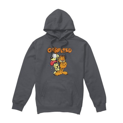 Front - Garfield Mens The Game Hoodie