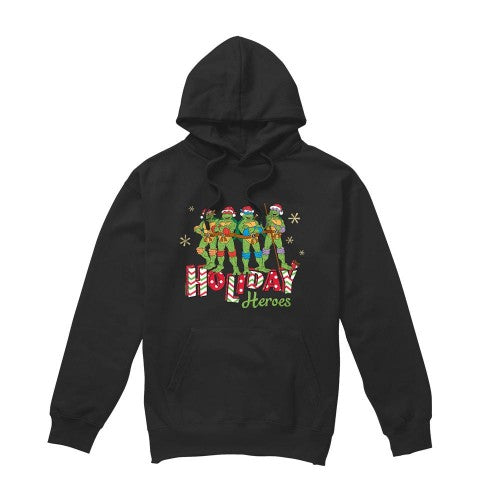 Front - Teenage Mutant Ninja Turtles Mens Holiday Heroes Christmas Hoodie