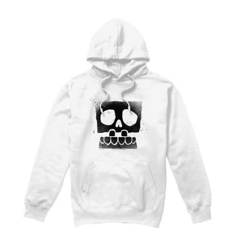 Front - SpongeBob SquarePants Mens Skull Spray Hoodie