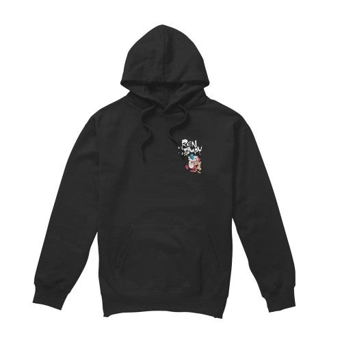 Front - Ren & Stimpy Mens Warhol Hoodie