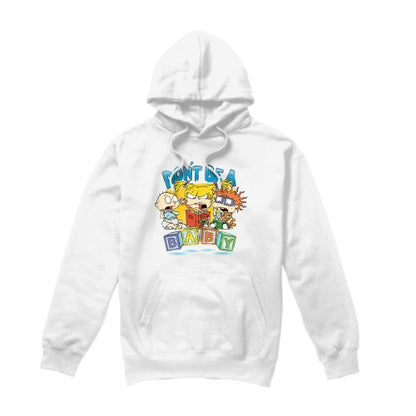 Front - Rugrats Mens Don´t Be A Baby Blocks Hoodie
