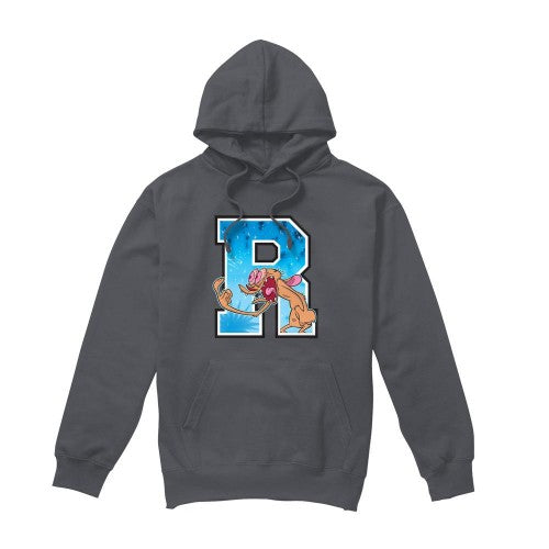 Front - Ren & Stimpy Mens R Is For Ren Hoodie