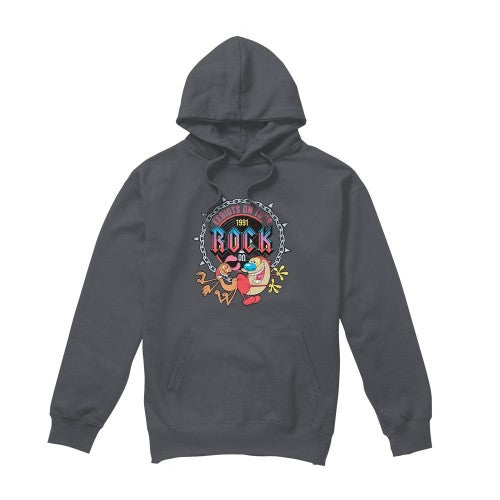 Front - Ren & Stimpy Mens Eediots On Tour Hoodie