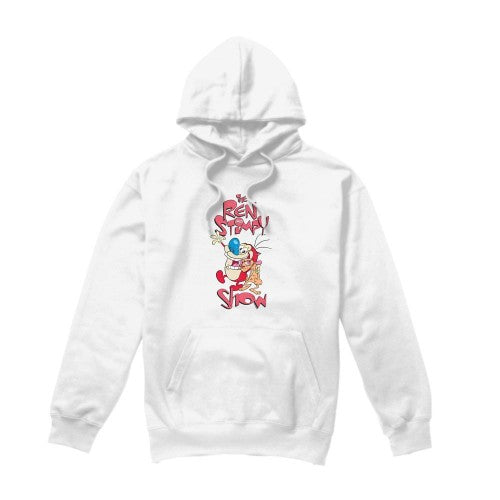 Front - Ren & Stimpy Mens Show Hoodie