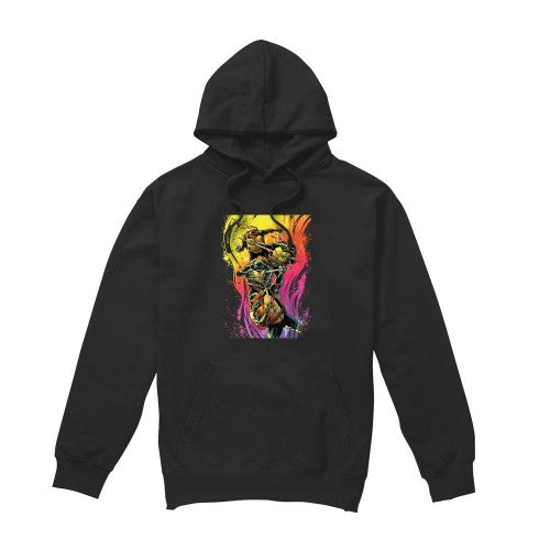 Front - Teenage Mutant Ninja Turtles Mens Hot Rainbow Warriors Hoodie