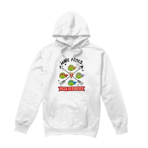Front - Teenage Mutant Ninja Turtles Mens Pizza Is Forever Hoodie