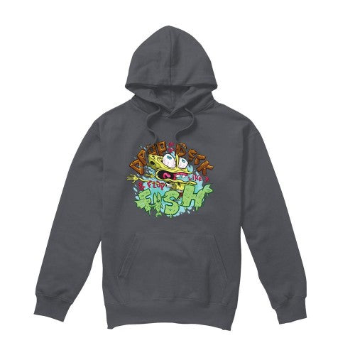 Front - SpongeBob SquarePants Mens Drop And Flop Hoodie