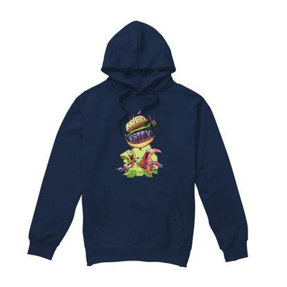 Front - SpongeBob SquarePants Mens Krabby Patty From The Sky Hoodie