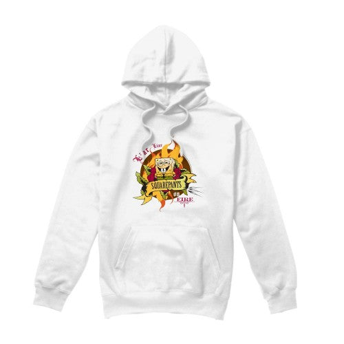 Front - SpongeBob SquarePants Mens Liar Liar Pants On Fire Hoodie