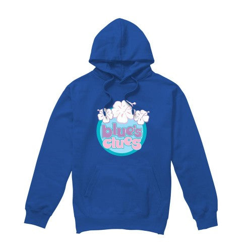 Front - Blue´s Clues Mens Hawaiian Flowers Hoodie