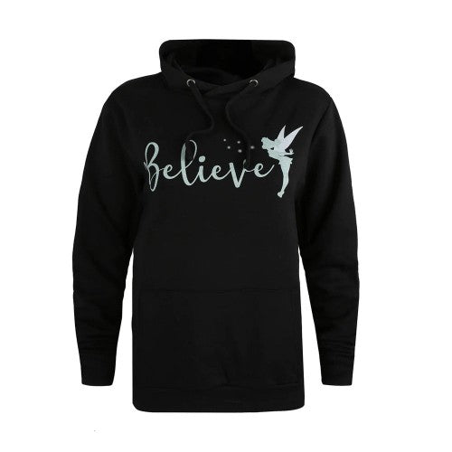 Front - Disney Womens/Ladies Believe In Fairies Hoodie