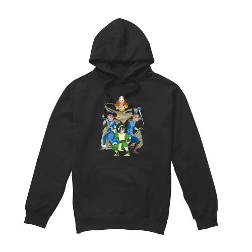 Front - Avatar: The Last Airbender Mens Team Avatar Elements Hoodie