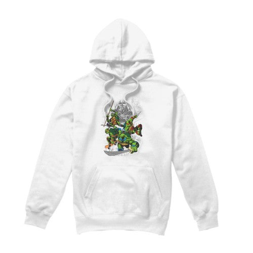 Front - Teenage Mutant Ninja Turtles Mens Shredder And Turtles Comic Hoodie