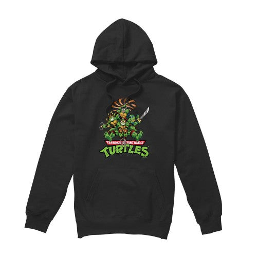 Front - Teenage Mutant Ninja Turtles Mens Manga Turtles Hoodie
