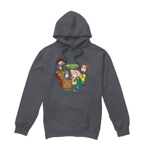 Front - The Wild Thornberrys Mens Treasure Hunt Hoodie