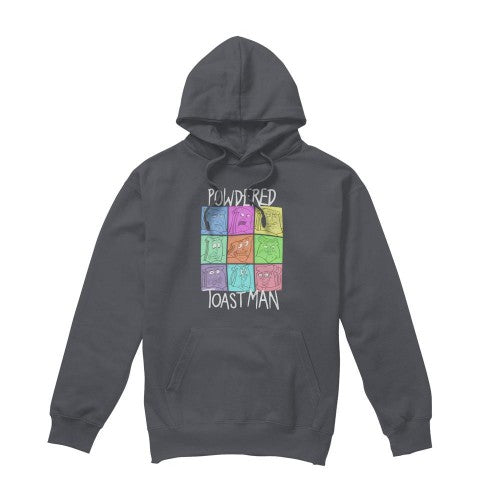 Front - Ren & Stimpy Mens PTM Expressions Hoodie