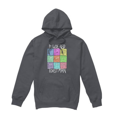 Front - Ren & Stimpy Mens PTM Expressions Hoodie